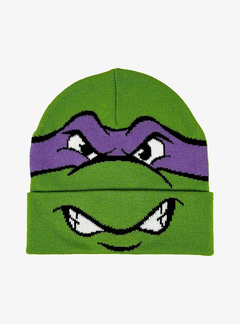 Teenage Mutant Ninja Turtles Donatello Face Acrylic Knit Beanie