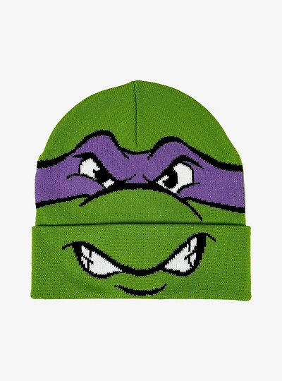 Teenage Mutant Ninja Turtles Donatello Face Acrylic Knit Beanie