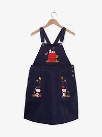 Peanuts Snoopy Fall Corduroy Overall Dress - BoxLunch Exclusive