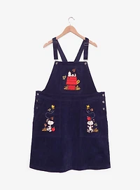 Peanuts Snoopy Fall Corduroy Overall Plus Dress - BoxLunch Exclusive