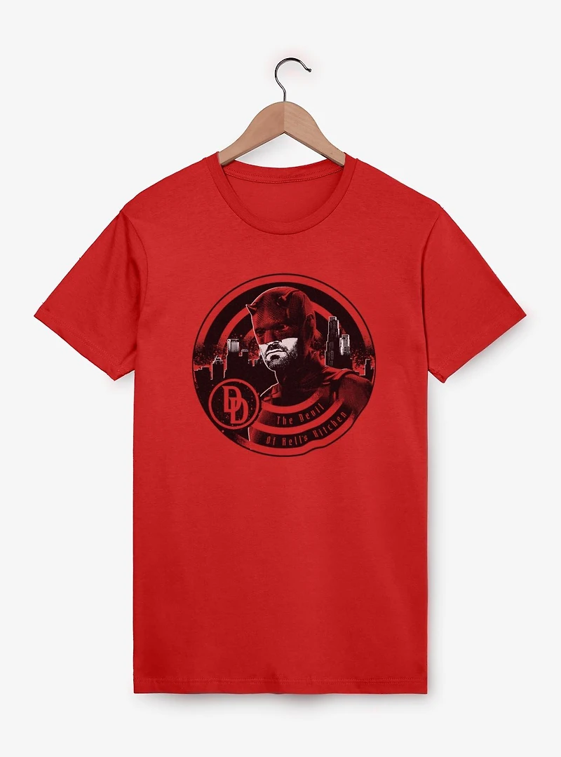 Marvel Daredevil: Born Again Daredevil Hell's Kitchen Silhouette T-Shirt