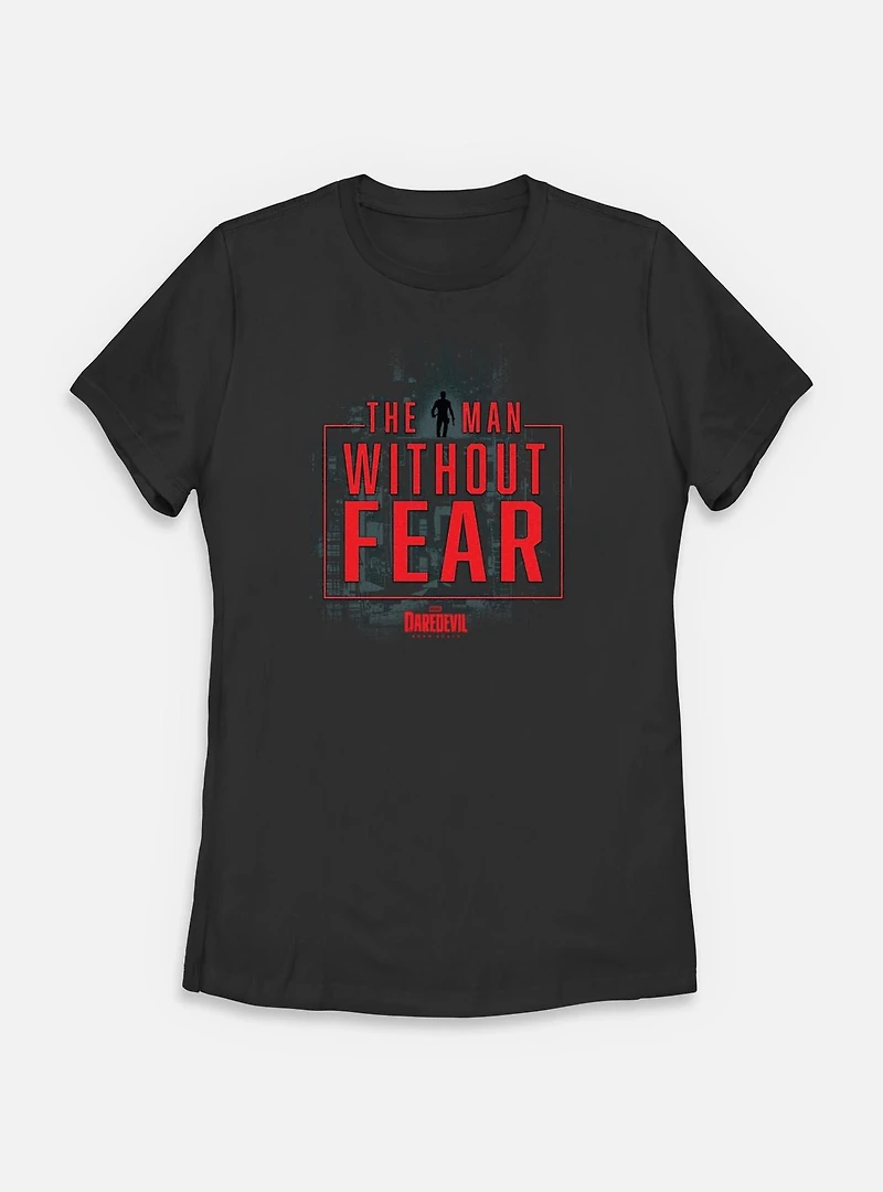 Marvel Daredevil: Born Again The Man Without Fear Womens T-Shirt