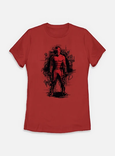 Marvel Daredevil: Born Again The Hero Womens T-Shirt