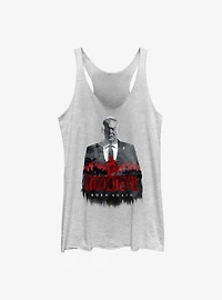Marvel Daredevil: Born Again Fisk And Daredevil Silhouette Womens Tank Top