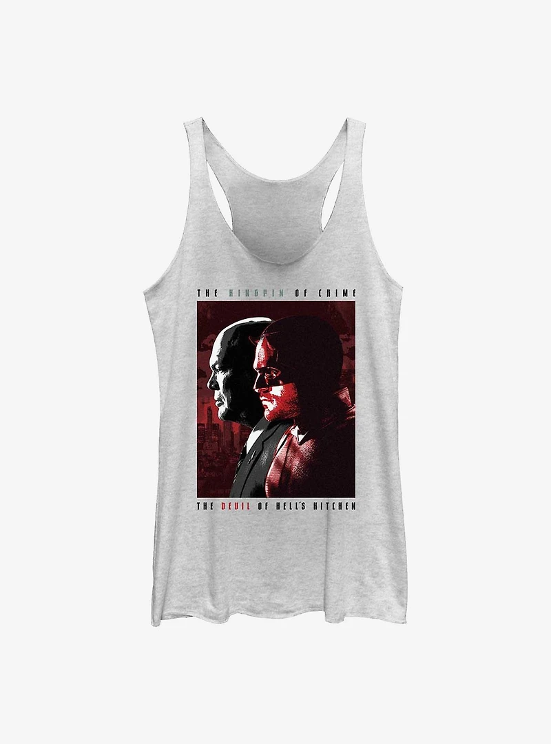 Marvel Daredevil: Born Again The Devil And Kingpin Womens Tank Top