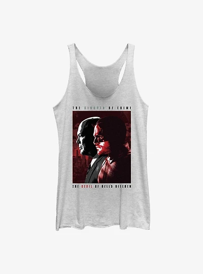 Marvel Daredevil: Born Again The Devil And Kingpin Womens Tank Top