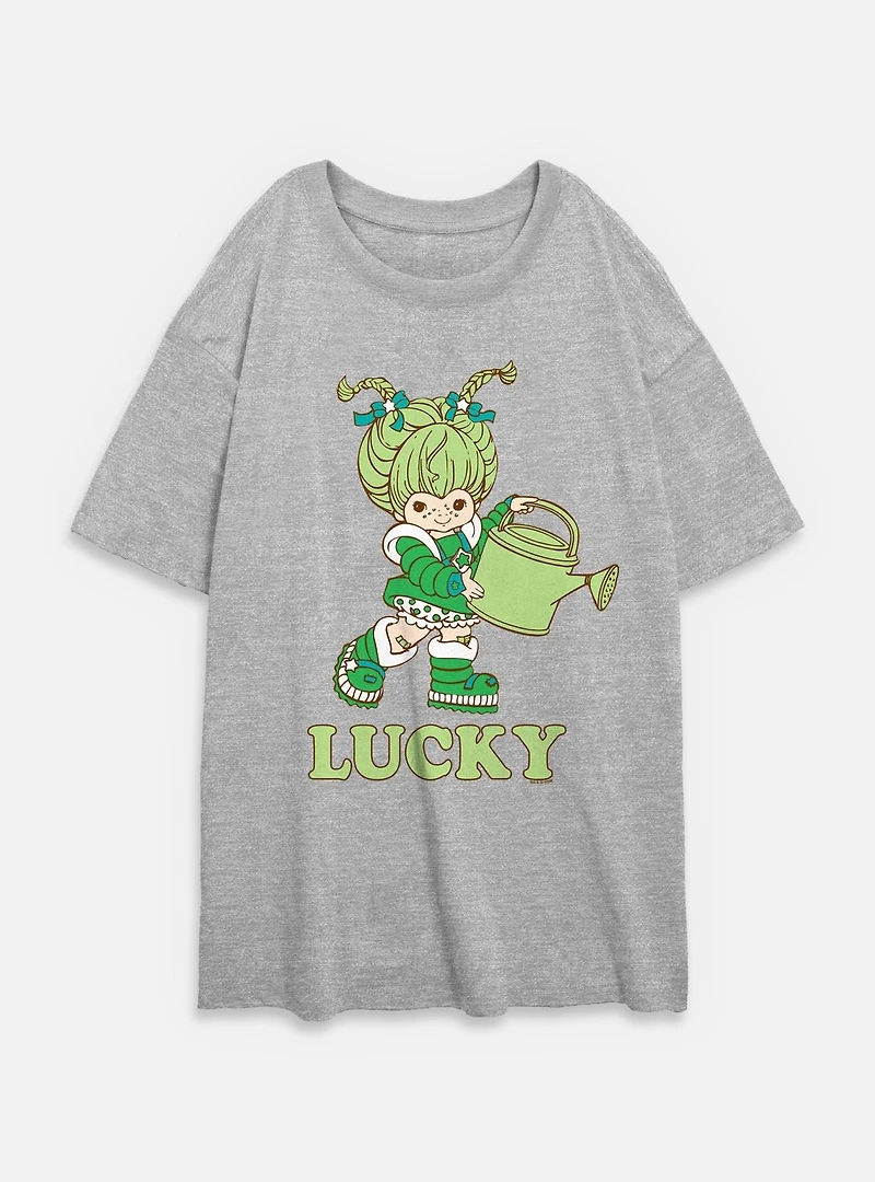 Rainbow Brite Patty O'Green Lucky Womens Oversized T-Shirt