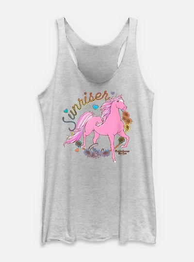 Rainbow Brite Country Pink Sunriser Womens Tank Top