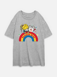Rainbow Brite Wishing On A Womens Oversized T-Shirt