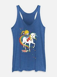Rainbow Brite And Starlite Womens Tank Top