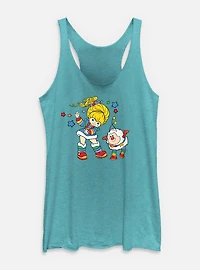 Rainbow Brite And Twink Womens Tank Top