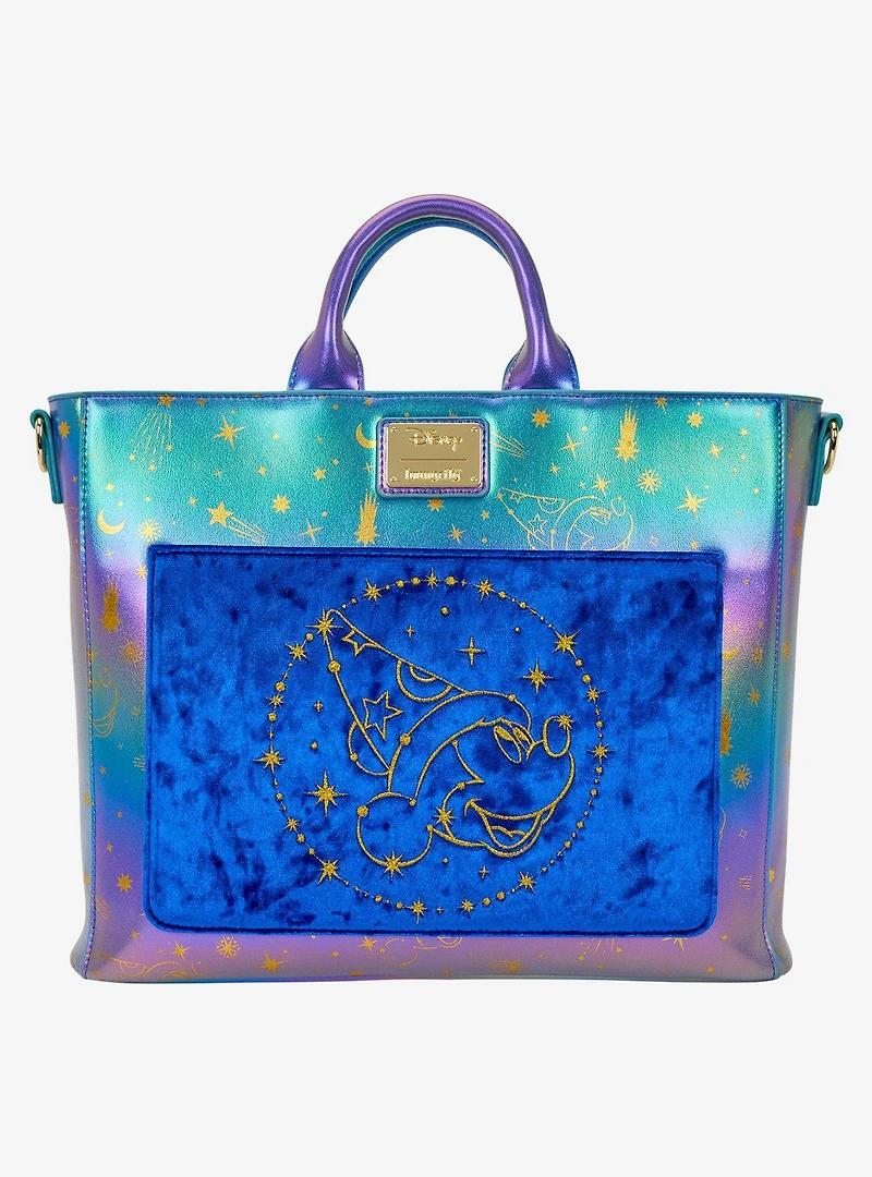Loungefly Disney Fantasia Rainbow Shine Convertible Tote Bag