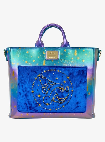 Loungefly Disney Fantasia Rainbow Shine Convertible Tote Bag