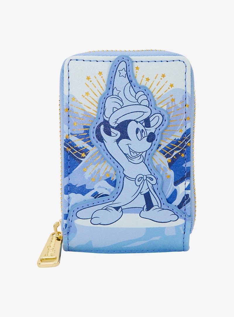 Loungefly Disney Fantasia Sorcerer Mickey Accordion Wallet