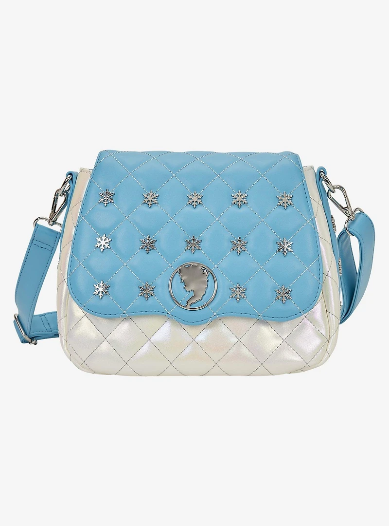 Loungefly Disney Frozen Elsa Quilted Crossbody Bag