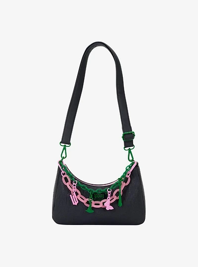 Loungefly Wicked: For Good Glinda & Elphaba Chain Charm Shoulder Bag