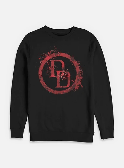 Marvel Daredevil DD Spatter Icon Sweatshirt
