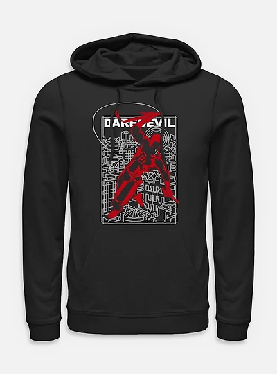 Marvel Daredevil City Maze Hoodie
