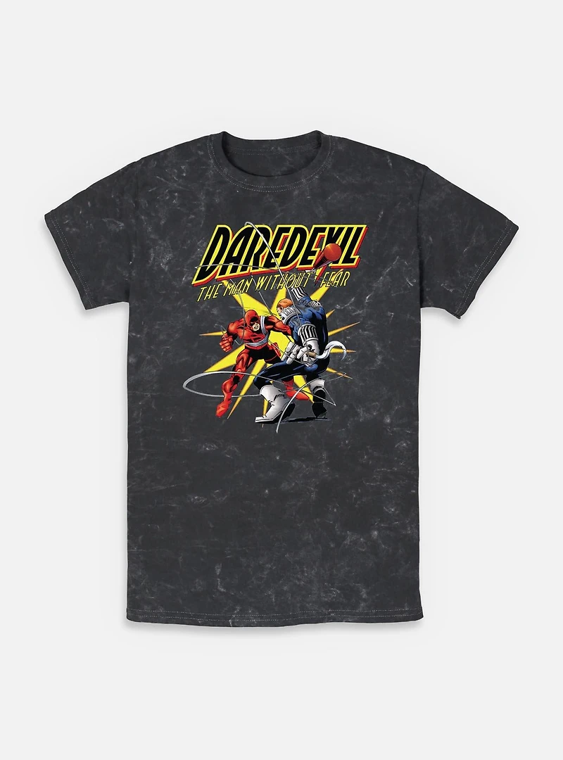 Marvel Daredevil One On Mineral Wash T-Shirt