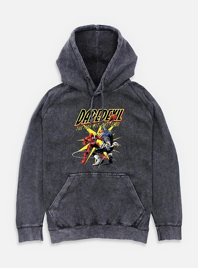 Marvel Daredevil One On Mineral Wash Hoodie