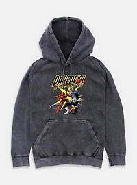 Marvel Daredevil One On Mineral Wash Hoodie