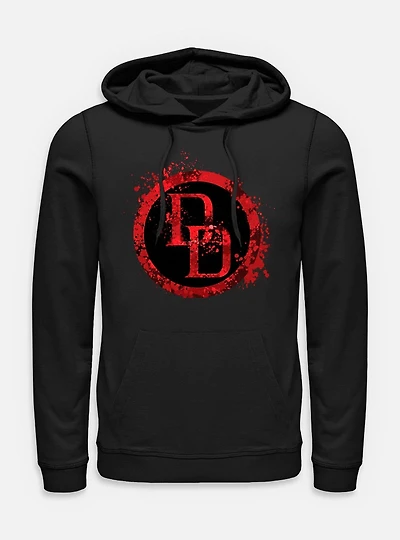 Marvel Daredevil DD Spatter Icon Hoodie