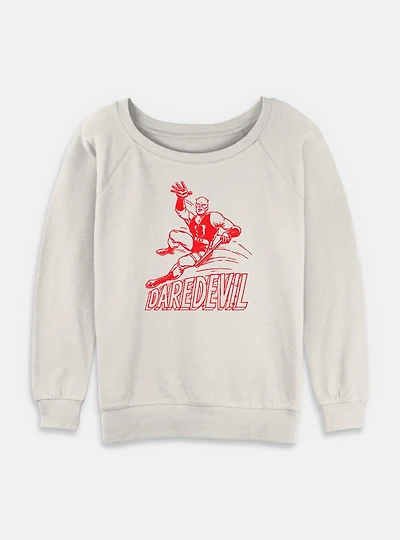 Marvel Daredevil Speedy Devil Womens Slouchy Sweatshirt