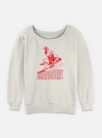 Marvel Daredevil Speedy Devil Womens Slouchy Sweatshirt