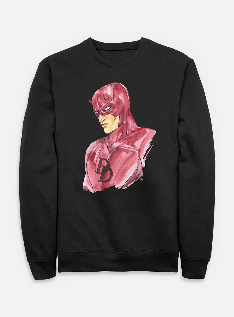 Marvel Daredevil Paint Strokes Sweatshirt
