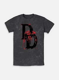 Marvel Daredevil Shadows Mineral Wash T-Shirt