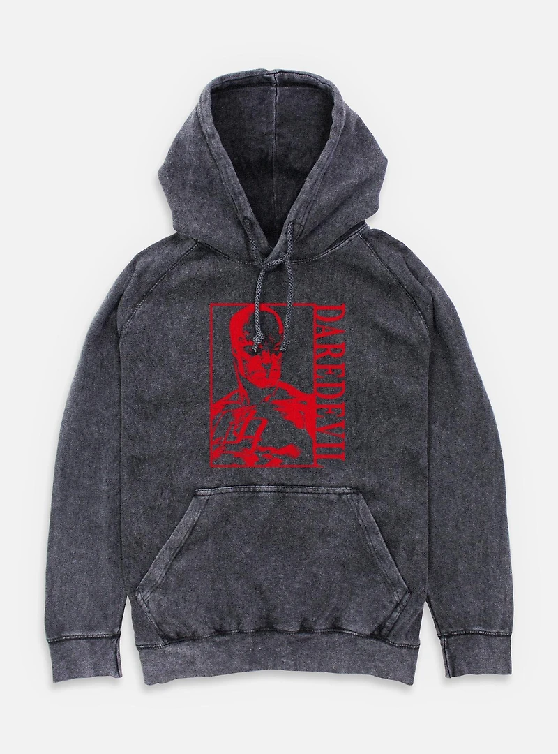 Marvel Daredevil Portrait Mineral Wash Hoodie
