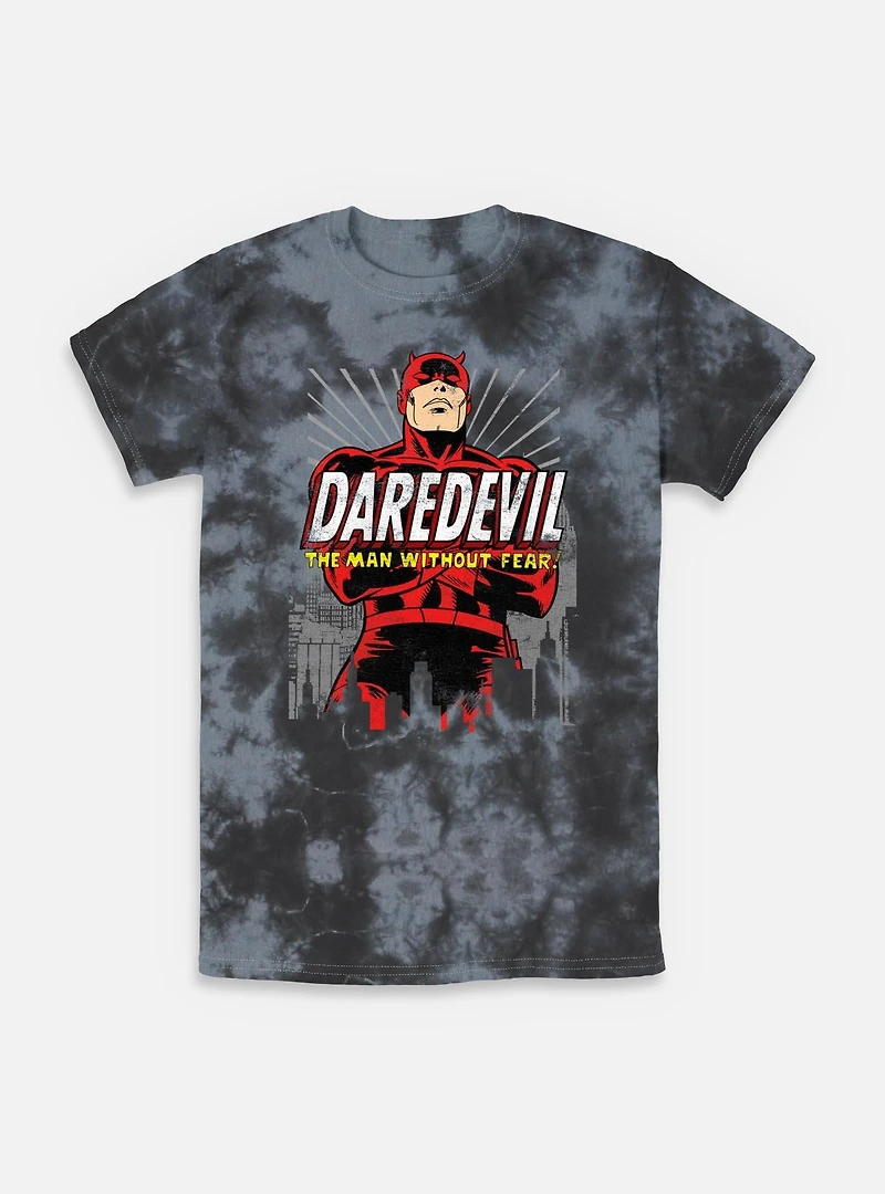 Marvel Daredevil Without Fear Tie-Dye T-Shirt