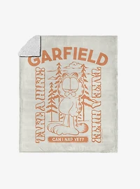 Garfield Can I Nap Yet Silk Touch Sherpa Throw Blanket