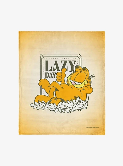Garfield Lazy Day 50x60" Silk Touch Throw Blanket