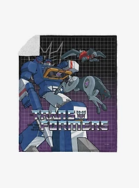Transformers G1 Grid Optimus Prime Silk Touch Sherpa Throw Blanket