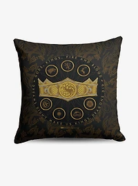 House of the Dragon Dragons Did Throw Pillow