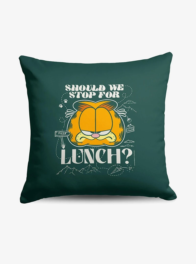 Garfield Stop For Lunch Throw Pillow