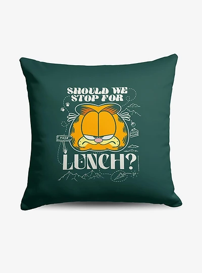 Garfield Stop For Lunch Throw Pillow