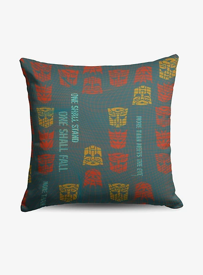 Transformers One Shall Stand One Shall Fall Throw Pillow