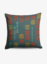 Transformers One Shall Stand One Shall Fall Throw Pillow
