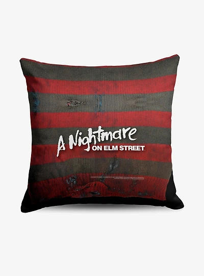 A Nightmare On Elm Street Sweater Throw Pillow