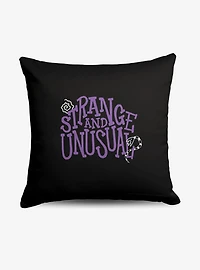 Beetlejuice Strange and Unusual Throw Pillow