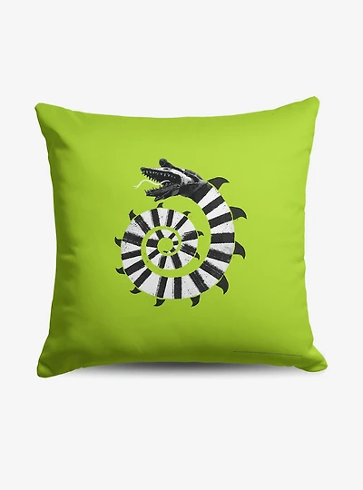 Beetlejuice Mind The Sandworms Throw Pillow