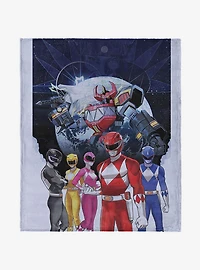Mighty Morphin Power Rangers 40x50" Silk Touch Throw Blanket