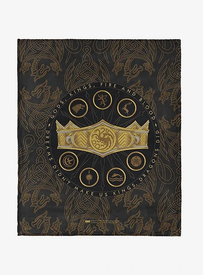 House of the Dragon Dragons Did 40x50" Silk Touch Throw Blanket