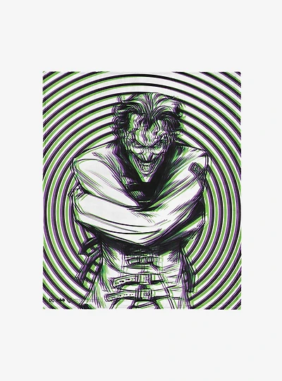 DC Comics Laughing Man 50x60" Silk Touch Throw Blanket