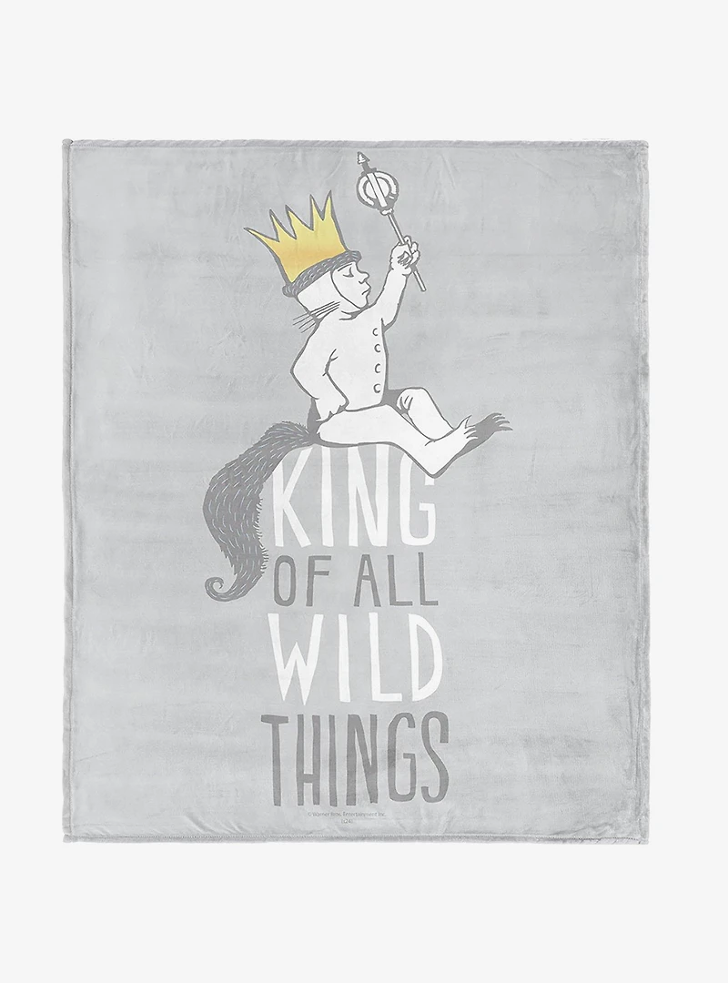 Where The Wild Things Are King Of All 40x50" Silk Touch Throw Blanket