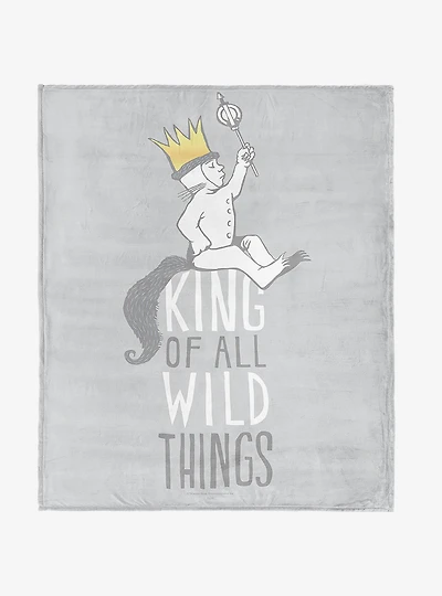 Where The Wild Things Are King Of All 40x50" Silk Touch Throw Blanket
