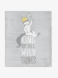 Where The Wild Things Are King Of All 40x50" Silk Touch Throw Blanket