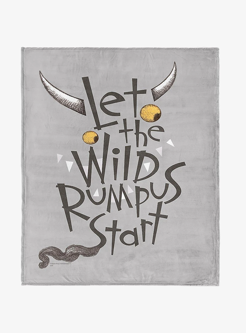 Where The Wild Things Are Wild Rumpus 40x50" Silk Touch Throw Blanket